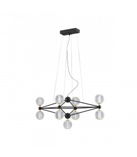 Belinda Integrated LED Pendant Ceiling Light Black Aluminium LED 41W 230V 2238.28Lm 3200K-1