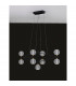 Belinda Integrated LED Pendant Ceiling Light Black Aluminium LED 41W 230V 2238.28Lm 3200K-4