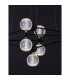 Belinda Integrated LED Pendant Ceiling Light Black Aluminium LED 41W 230V 2238.28Lm 3200K-8