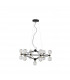 Belinda Integrated LED Pendant Ceiling Light Black Aluminium LED 52W 230V 2983.57Lm 3200K-1