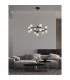 Belinda Integrated LED Pendant Ceiling Light Black Aluminium LED 52W 230V 2983.57Lm 3200K-2