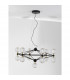 Belinda Integrated LED Pendant Ceiling Light Black Aluminium LED 52W 230V 2983.57Lm 3200K-3