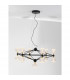 Belinda Integrated LED Pendant Ceiling Light Black Aluminium LED 52W 230V 2983.57Lm 3200K-4
