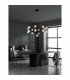 Belinda Integrated LED Pendant Ceiling Light Black Aluminium LED 78W 230V 4491 Lm 3200K-2