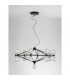 Belinda Integrated LED Pendant Ceiling Light Black Aluminium LED 78W 230V 4491 Lm 3200K-3
