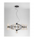 Belinda Integrated LED Pendant Ceiling Light Black Aluminium LED 78W 230V 4491 Lm 3200K-4