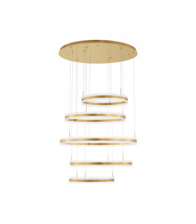 Agos Integrated LED Pendant Ceiling Light Gold Aluminium LED 444W 11040Lm 3000K-1