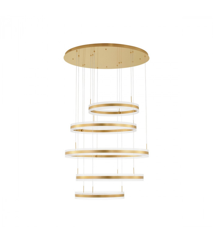 Agos Integrated LED Pendant Ceiling Light Gold Aluminium LED 444W 11040Lm 3000K-1