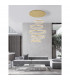 Agos Integrated LED Pendant Ceiling Light Gold Aluminium LED 444W 11040Lm 3000K-2