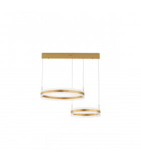 Agos Integrated LED Pendant Ceiling Light Gold Aluminium LED 124W 5421Lm 3000K-1