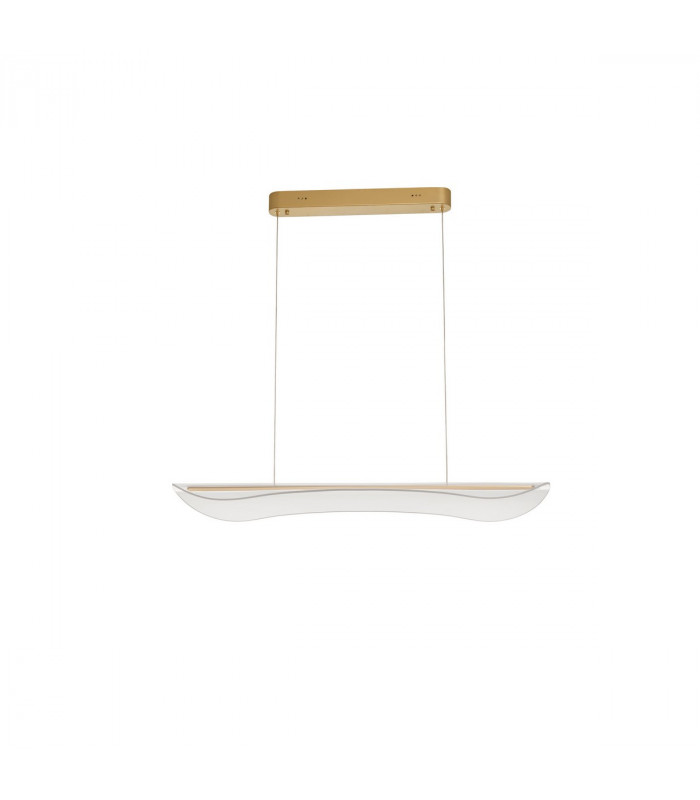 Agos Integrated LED Pendant Ceiling Light Gold Aluminium LED 33W 2561Lm 3000K-1