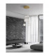 Hook Integrated LED Pendant Ceiling Light Satin Gold Metal Opal White Glass LED 52W 4815Lm 3000K-2