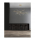 Raccio Integrated LED Pendant Ceiling Light Brass Gold Metal LED 109W 6868Lm 3000K-2