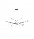 Raccio Integrated LED Pendant Ceiling Light Black Metal LED 109W 6868Lm 3000K-1