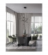 Raccio Integrated LED Pendant Ceiling Light Black Metal LED 109W 6868Lm 3000K-2