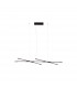 Raccio Integrated LED Pendant Ceiling Light Black Metal LED 27W 1491Lm 3000K-1