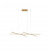Raccio Integrated LED Pendant Ceiling Light Brass Gold Metal LED 27W 1491Lm 3000K-1
