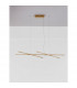 Raccio Integrated LED Pendant Ceiling Light Brass Gold Metal LED 27W 1491Lm 3000K-3