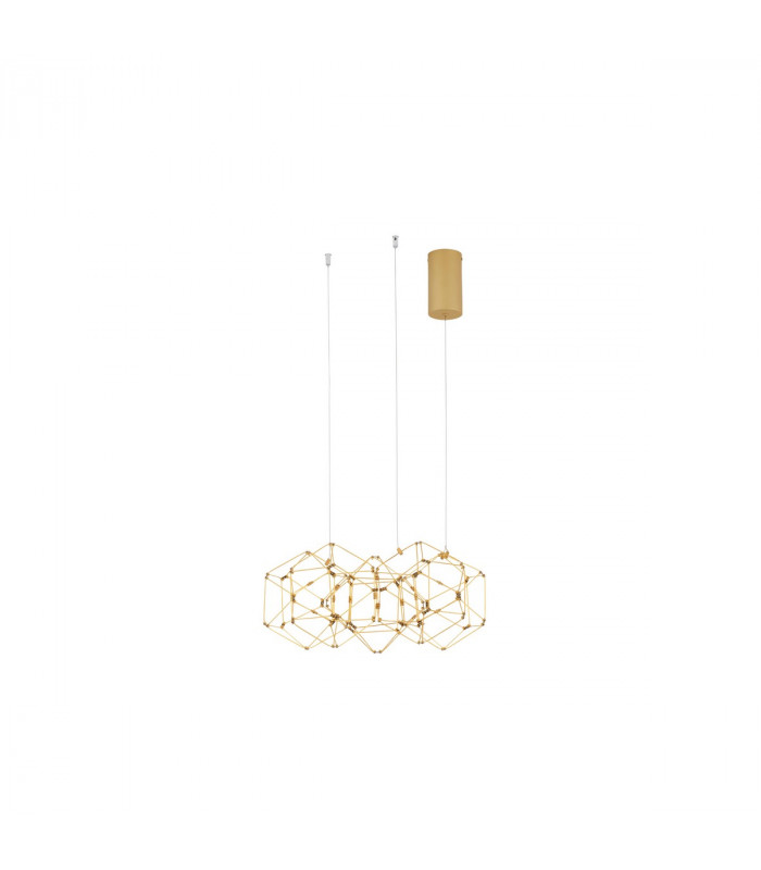 Nebula Integrated LED Pendant Ceiling Light Copper Metal LED 29W 1633Lm 3000K-1