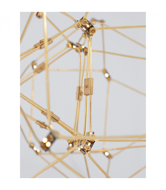 Nebula Integrated LED Pendant Ceiling Light Copper Metal LED 29W 1633Lm 3000K-6