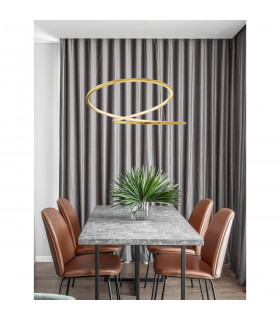 Girish Integrated LED Pendant Ceiling Light Gold plating Stainless Steel LED 40W 2400Lm 3000K-2