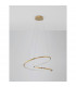 Girish Integrated LED Pendant Ceiling Light Gold plating Stainless Steel LED 40W 2400Lm 3000K-3