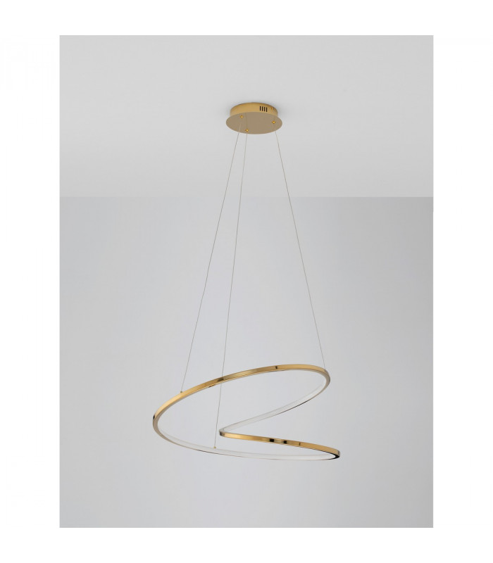 Girish Integrated LED Pendant Ceiling Light Gold plating Stainless Steel LED 40W 2400Lm 3000K-3