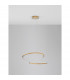 Girish Integrated LED Pendant Ceiling Light Gold plating Stainless Steel LED 40W 2400Lm 3000K-5