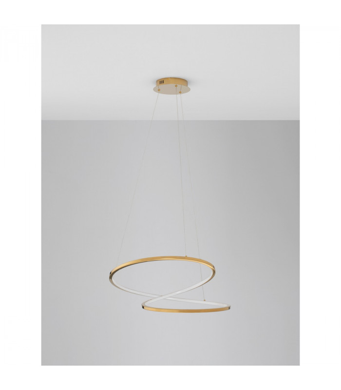 Girish Integrated LED Pendant Ceiling Light Gold plating Stainless Steel LED 40W 2400Lm 3000K-5