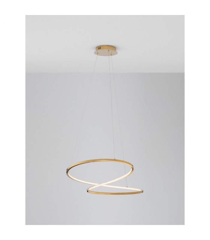 Girish Integrated LED Pendant Ceiling Light Gold plating Stainless Steel LED 40W 2400Lm 3000K-6