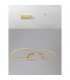 Girish Integrated LED Pendant Ceiling Light Gold plating Stainless Steel LED 40W 2000Lm 3000K-3