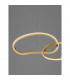 Girish Integrated LED Pendant Ceiling Light Gold plating Stainless Steel LED 40W 2000Lm 3000K-8