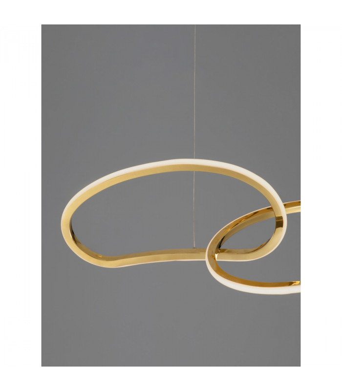 Girish Integrated LED Pendant Ceiling Light Gold plating Stainless Steel LED 40W 2000Lm 3000K-8
