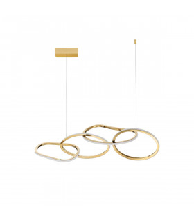 Girish Integrated LED Pendant Ceiling Light Gold plating Stainless Steel LED 50W 2400Lm 3000K-1