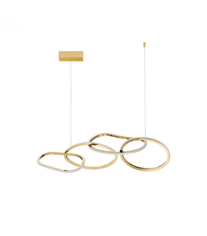 Girish Integrated LED Pendant Ceiling Light Gold plating Stainless Steel LED 50W 2400Lm 3000K-1