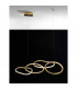 Girish Integrated LED Pendant Ceiling Light Gold plating Stainless Steel LED 50W 2400Lm 3000K-4
