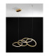 Girish Integrated LED Pendant Ceiling Light Gold plating Stainless Steel LED 50W 2400Lm 3000K-5
