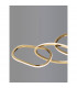 Girish Integrated LED Pendant Ceiling Light Gold plating Stainless Steel LED 50W 2400Lm 3000K-7