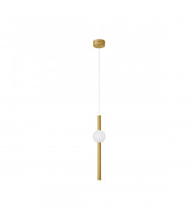 Neutron Integrated LED Pendant Ceiling Light Gold Aluminium LED 10W 733Lm 3000K-1