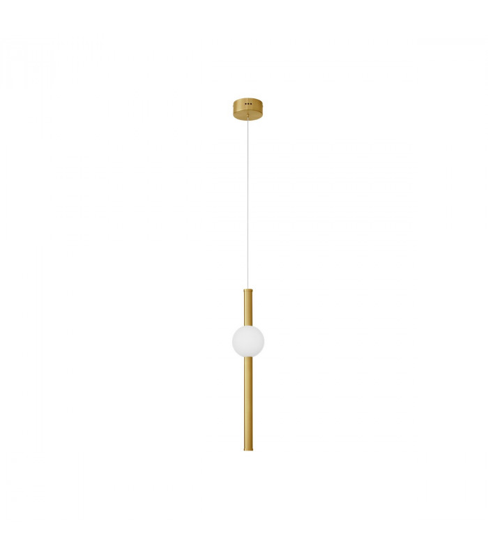 Neutron Integrated LED Pendant Ceiling Light Gold Aluminium LED 10W 733Lm 3000K-1