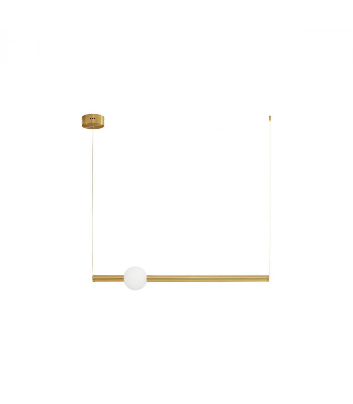 Neutron 92cm Bar Pendant Ceiling Light Gold Aluminium LED 10W 692Lm 3000K-1