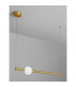 Neutron 92cm Bar Pendant Ceiling Light Gold Aluminium LED 10W 692Lm 3000K-3