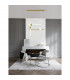 Neutron 120cm Bar Pendant Ceiling Light Gold Aluminium LED 10W 692Lm 3000K-2