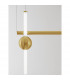 Neutron 120cm Bar Pendant Ceiling Light Gold Aluminium LED 10W 692Lm 3000K-3