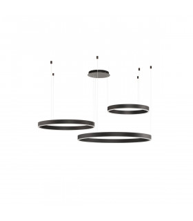 Motif Integrated LED Pendant Ceiling Light Sandy Black Aluminium LED 40/48/55W 13163Lm 3000K-1