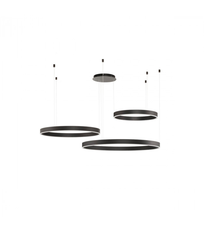 Motif Integrated LED Pendant Ceiling Light Sandy Black Aluminium LED 40/48/55W 13163Lm 3000K-1
