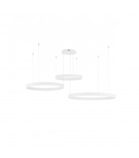 Motif Integrated LED Pendant Ceiling Light Sandy White Aluminium LED 40/48/55W 13163Lm 3000K-1