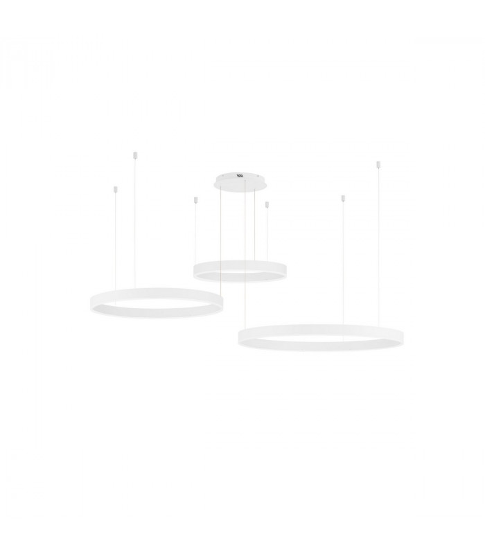 Motif Integrated LED Pendant Ceiling Light Sandy White Aluminium LED 40/48/55W 13163Lm 3000K-1