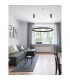 Motif Integrated LED Pendant Ceiling Light Sandy Black Aluminium LED 70W 5984Lm 3000K-2