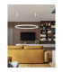 Motif Integrated LED Pendant Ceiling Light Sandy White Aluminium LED 80W 6864Lm 3000K-2